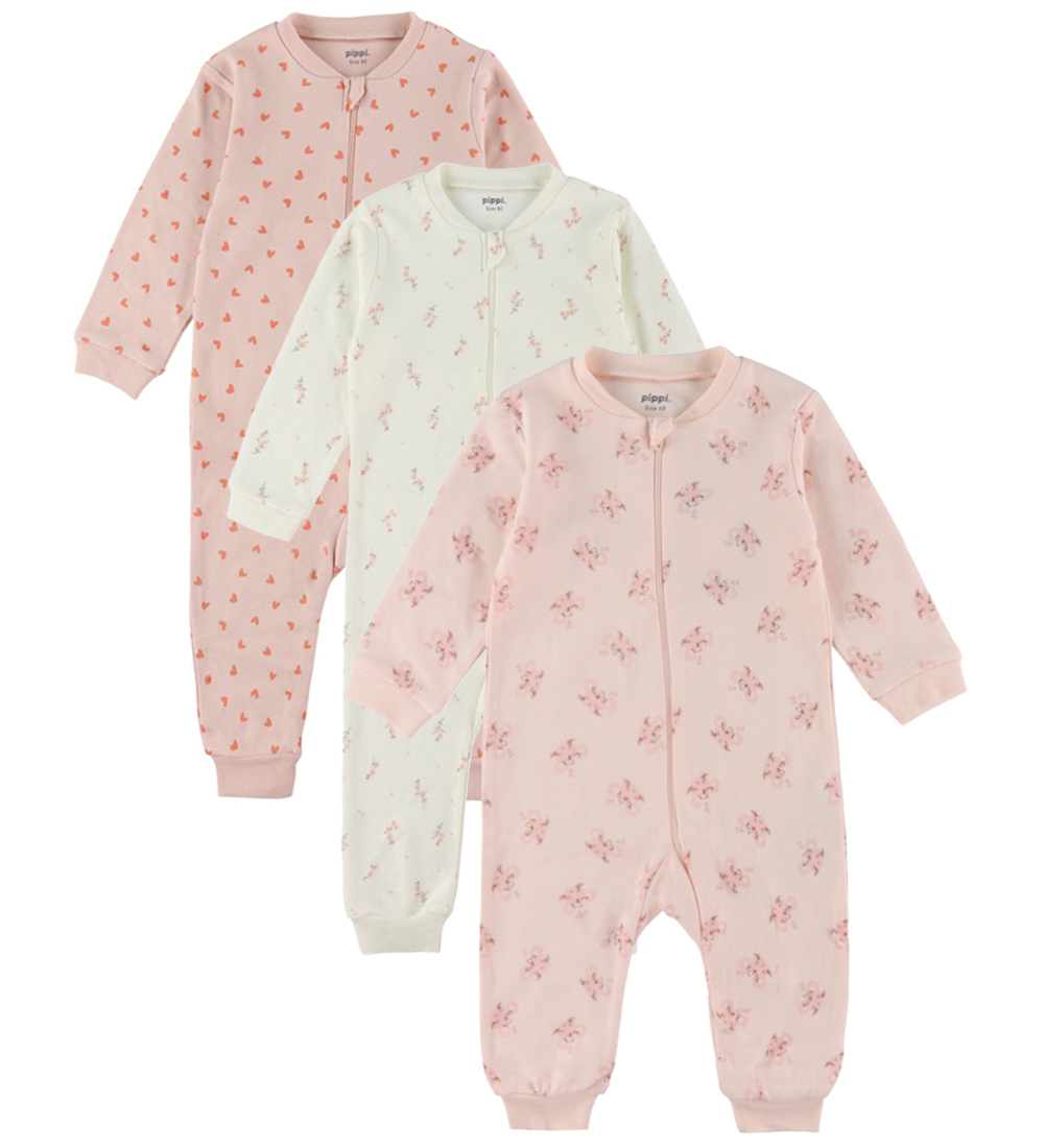 Pippi Baby Strampler ohne Fuß - 1 st. - Gemischt - Minz Gemuster - Pippi Baby - 4 Jahre (104) - Strampler von Pippi Baby