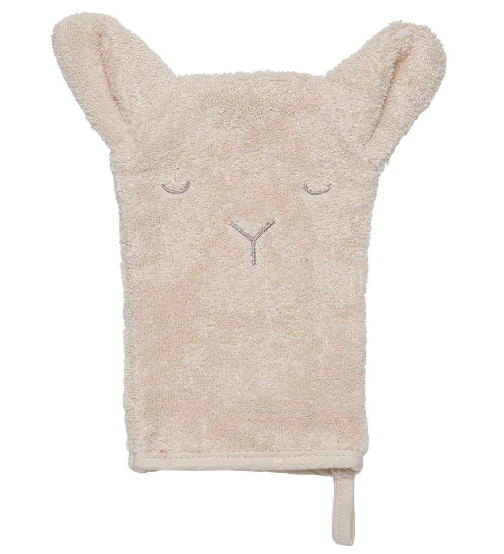 Pippi Baby Waschlappen - 14x21 cm - Sandmuschel m. Bär - Pippi Baby - One Size - Waschlappen Pippi Baby Waschlappen - 14x21 cm - Sandmuschel m. Bär - Pippi Baby - One Size - Waschlappen von Pippi Baby