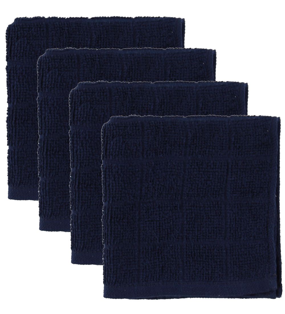 Pippi Baby Waschlappen - 4er-Pack - Dunkel Navy - Pippi Baby - One Size - Waschlappen von Pippi Baby