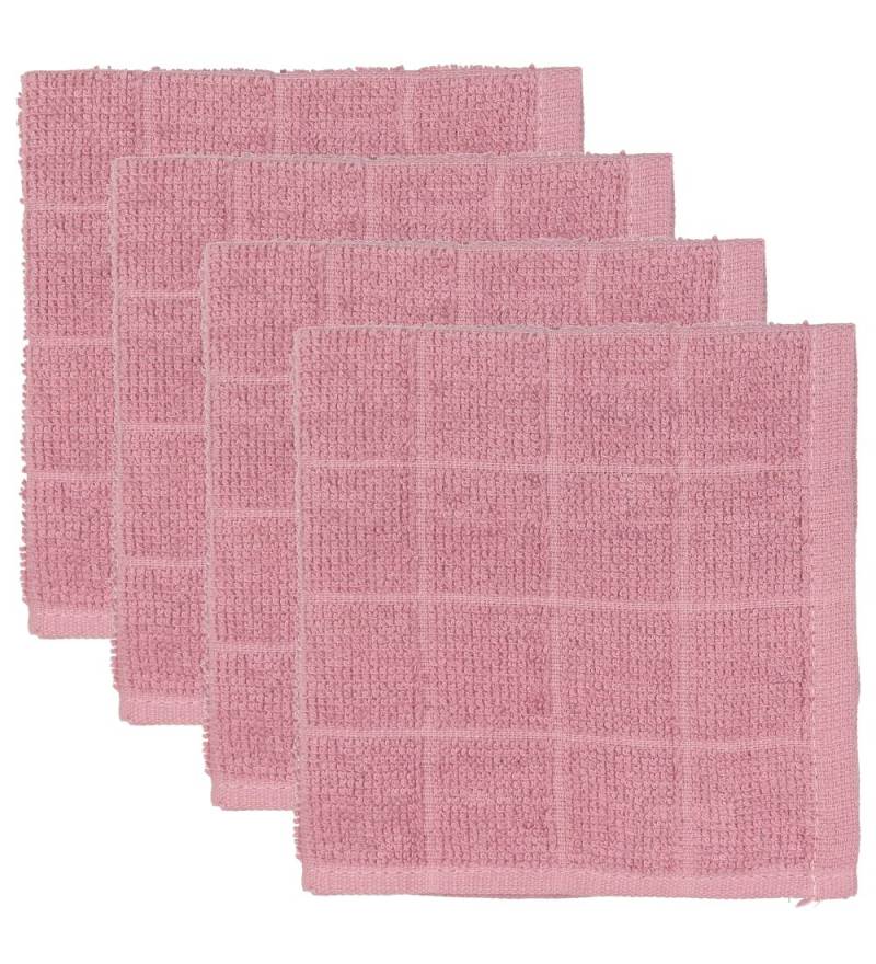 Pippi Baby Waschlappen - 4er-Pack - Gl. Rosa - Pippi Baby - One Size - Waschlappen von Pippi Baby