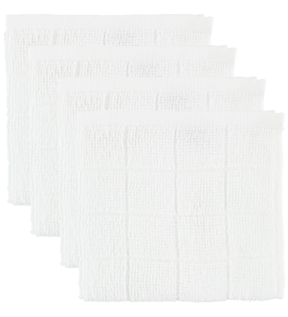 Pippi Baby Waschlappen - 4er-Pack - Weiß - Pippi Baby - One Size - Waschlappen von Pippi Baby