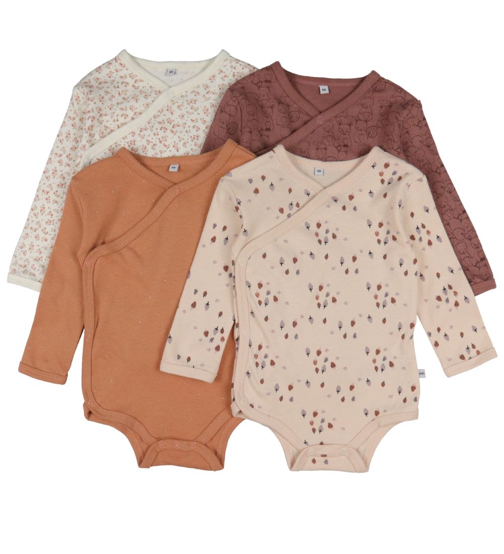 Pippi Baby Wickel Bodys l/ä - 4er-Pack - Burlwood - Pippi Baby - 50 - Body L/Ä Pippi Baby Wickel Bodys l/ä - 4er-Pack - Burlwood - Pippi Baby - 50 - Body L/Ä von Pippi Baby