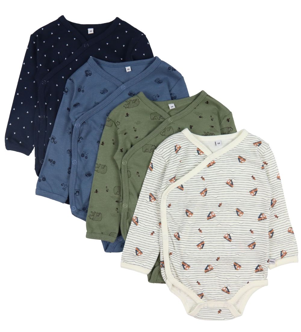 Pippi Baby Wickel Bodys l/ä - 4er-Pack - Deep Lichen Green - Pippi Baby - 62 - Body L/Ä Pippi Baby Wickel Bodys l/ä - 4er-Pack - Deep Lichen Green - Pippi Baby - 62 - Body L/Ä von Pippi Baby