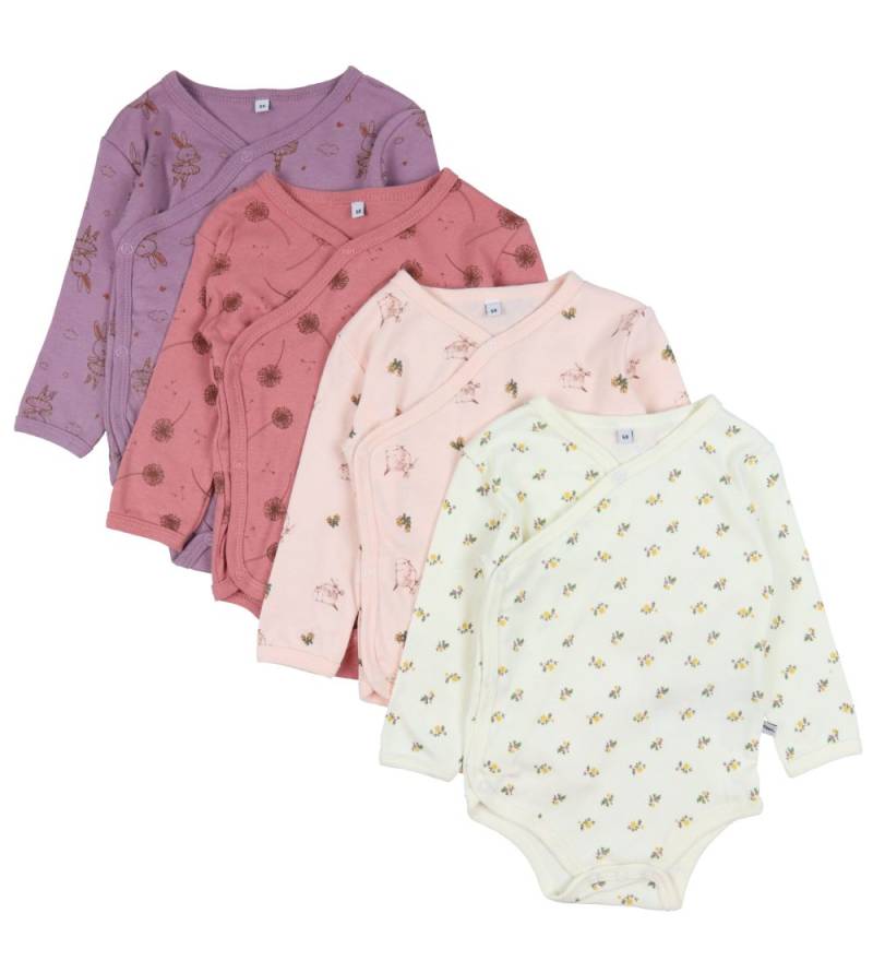 Pippi Baby Wickel Bodys l/ä - 4er-Pack - Dusty Rose - Pippi Baby - 68 - Body L/Ä Pippi Baby Wickel Bodys l/ä - 4er-Pack - Dusty Rose - Pippi Baby - 68 - Body L/Ä von Pippi Baby
