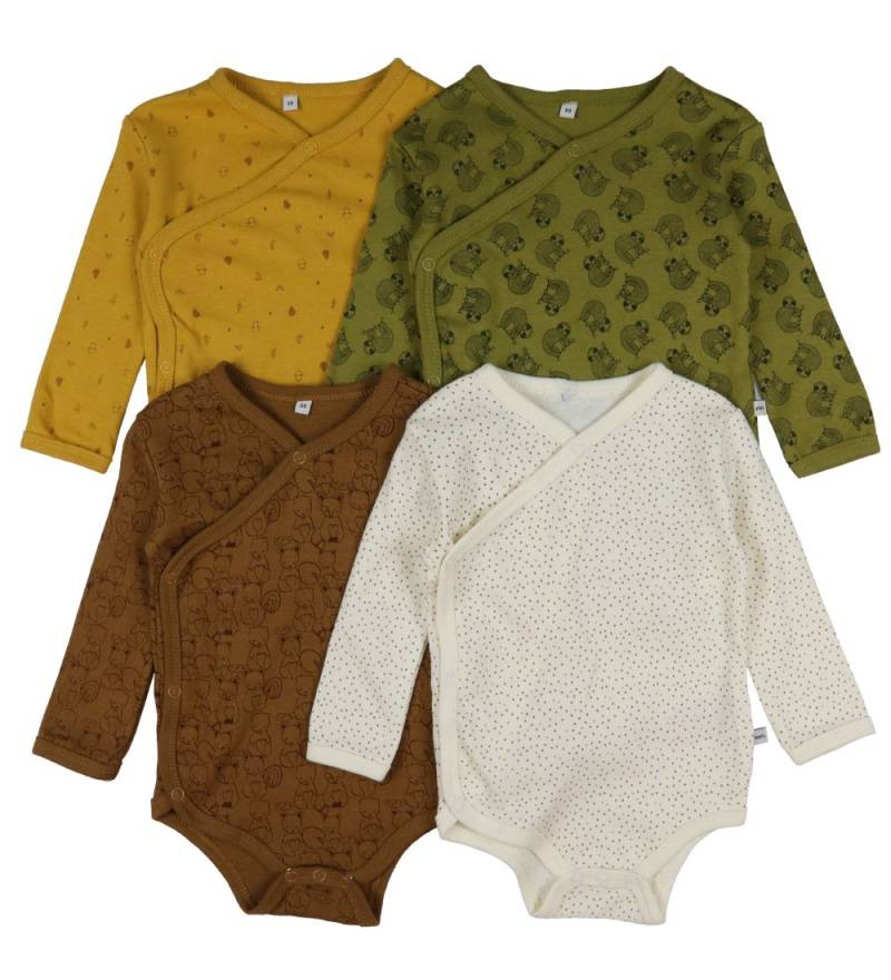 Pippi Baby Wickel Bodys l/ä - 4er-Pack - Lametta - Pippi Baby - 68 - Body L/Ä Pippi Baby Wickel Bodys l/ä - 4er-Pack - Lametta - Pippi Baby - 68 - Body L/Ä von Pippi Baby