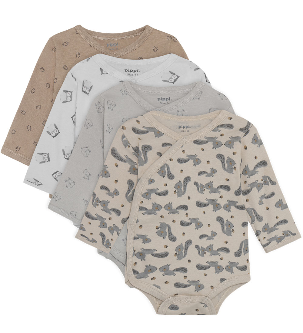 Pippi Baby Wickel Bodys l/ä - 4er-Pack - Regentag - Pippi Baby - 68 - Body L/Ä Pippi Baby Wickel Bodys l/ä - 4er-Pack - Regentag - Pippi Baby - 68 - Body L/Ä von Pippi Baby