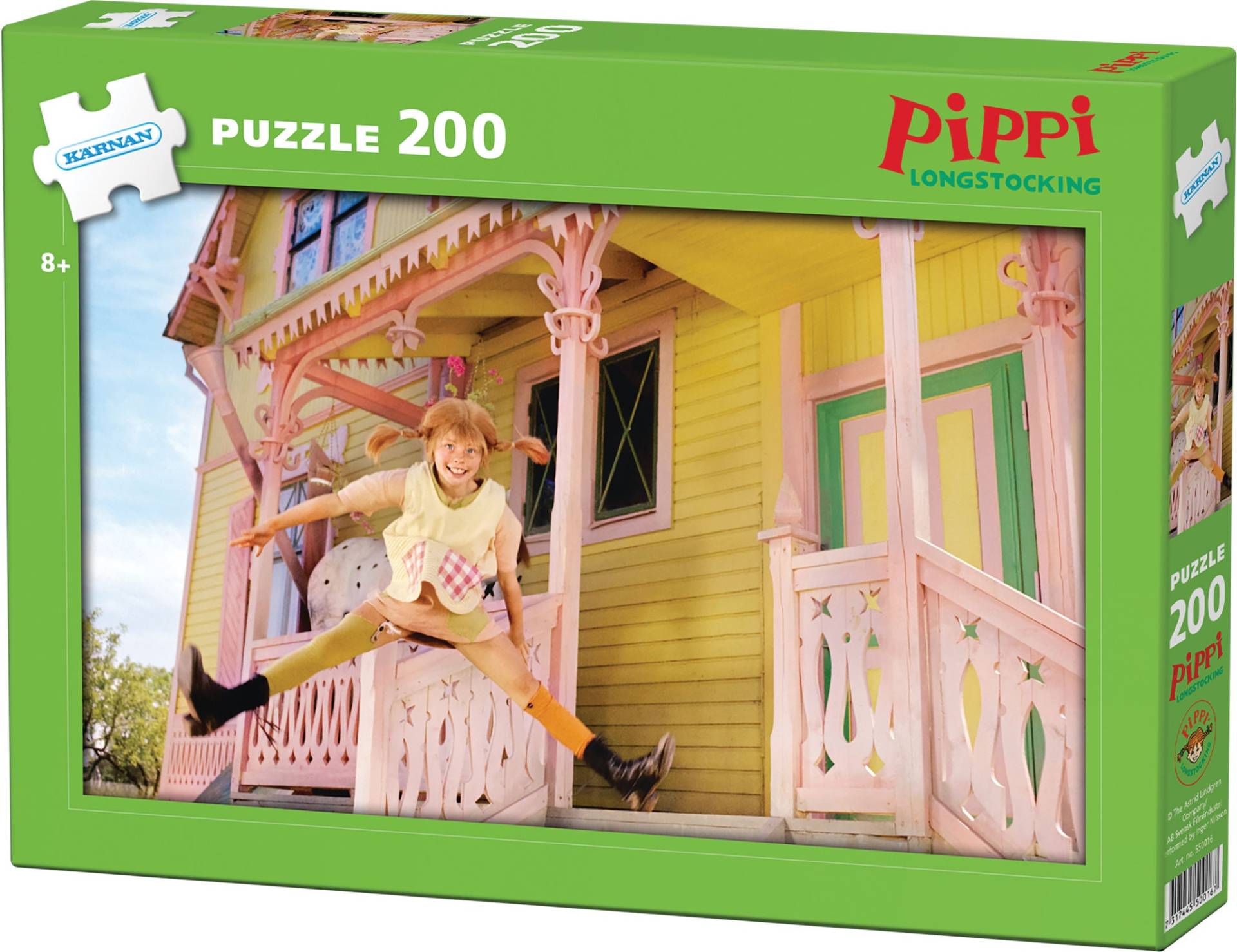 Kärnan Pippi Langstrumpf Puzzle 200 Teile von Pippi Langstrumpf