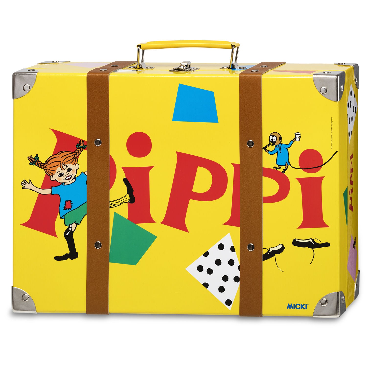 Pippi Koffer 32 cm, Gelb von Pippi Langstrumpf
