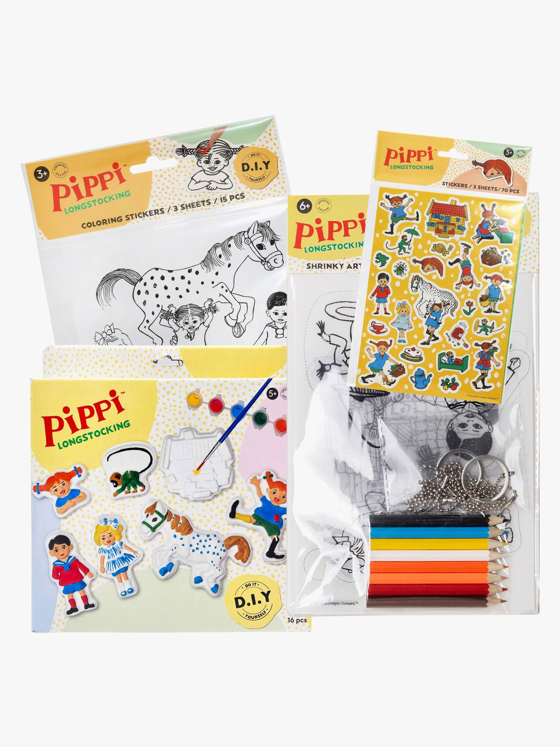 Pippi Langstrumpf Bastelset mit Aufklebern Pippi Langstrumpf Bastelset mit Aufklebern von Pippi Langstrumpf