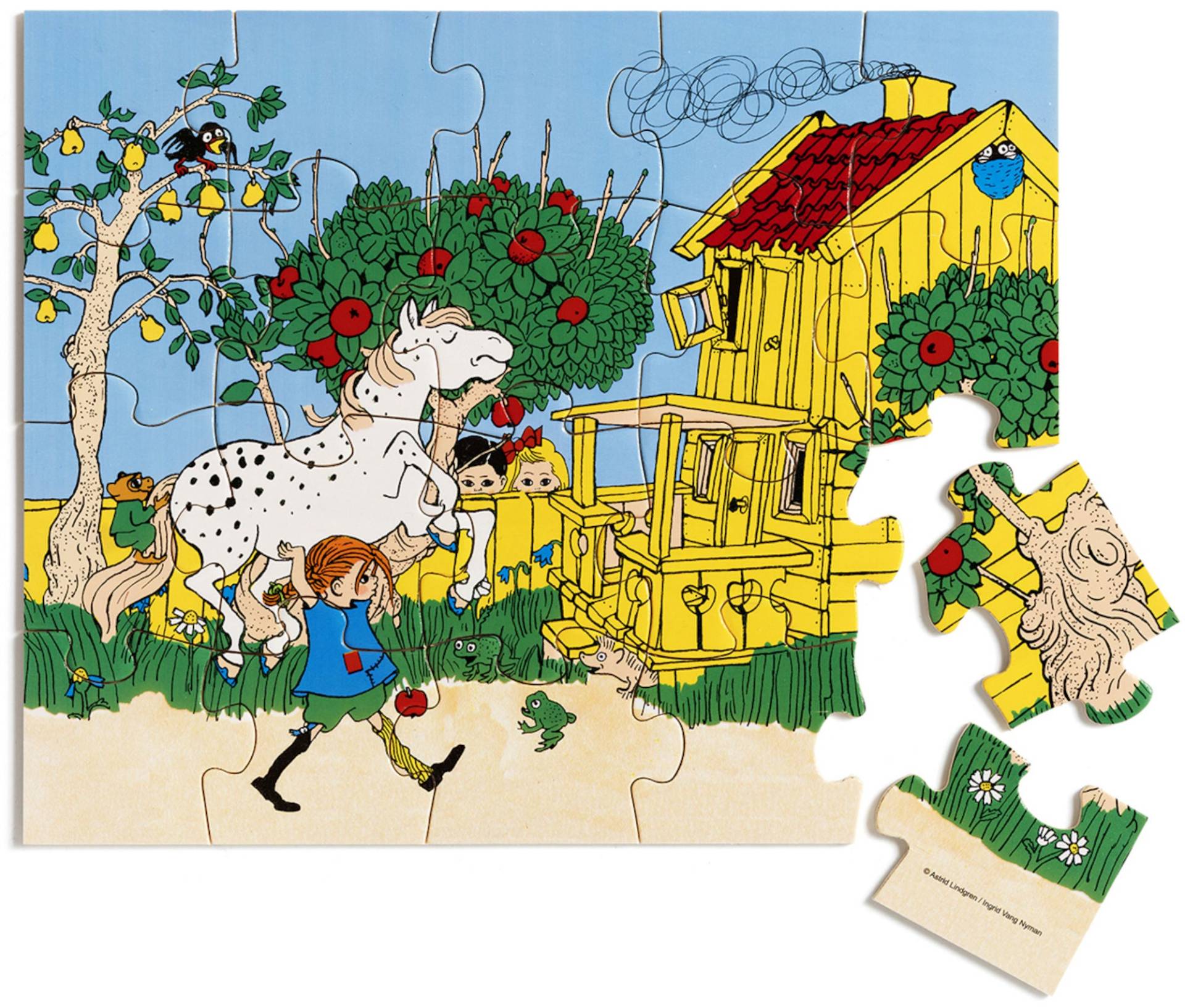 Pippi Langstrumpf Holzpuzzle 20 Teile Pippi Langstrumpf Holzpuzzle 20 Teile von Pippi Langstrumpf
