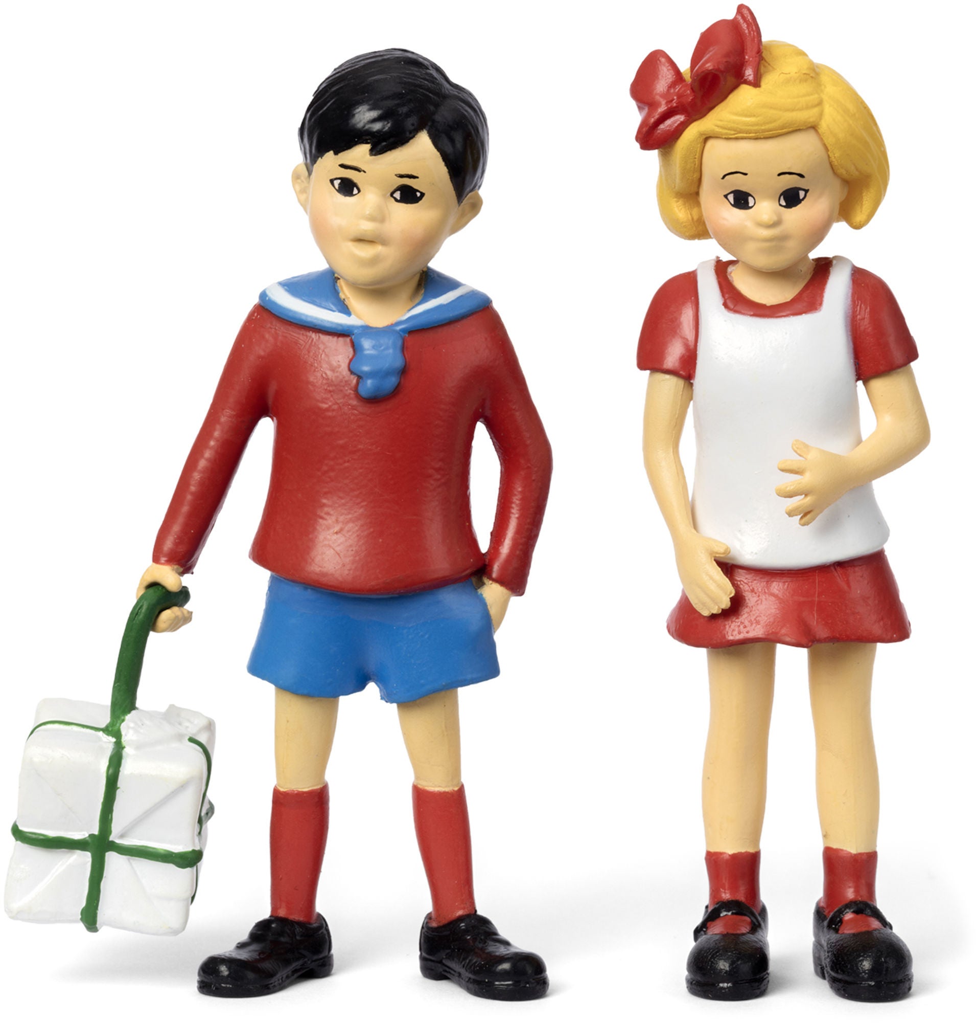 Pippi Langstrumpf Puppe Tommy &  Annika von Pippi Langstrumpf