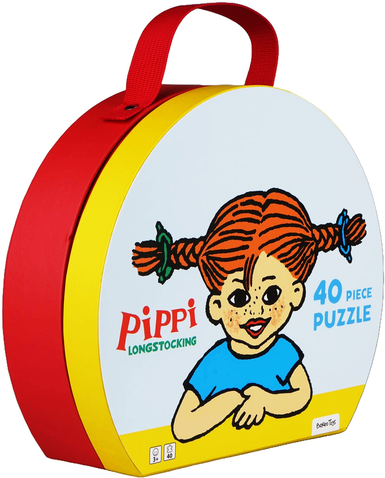 Pippi Langstrumpf Puzzle mit Tasche 40 Teile von Pippi Langstrumpf