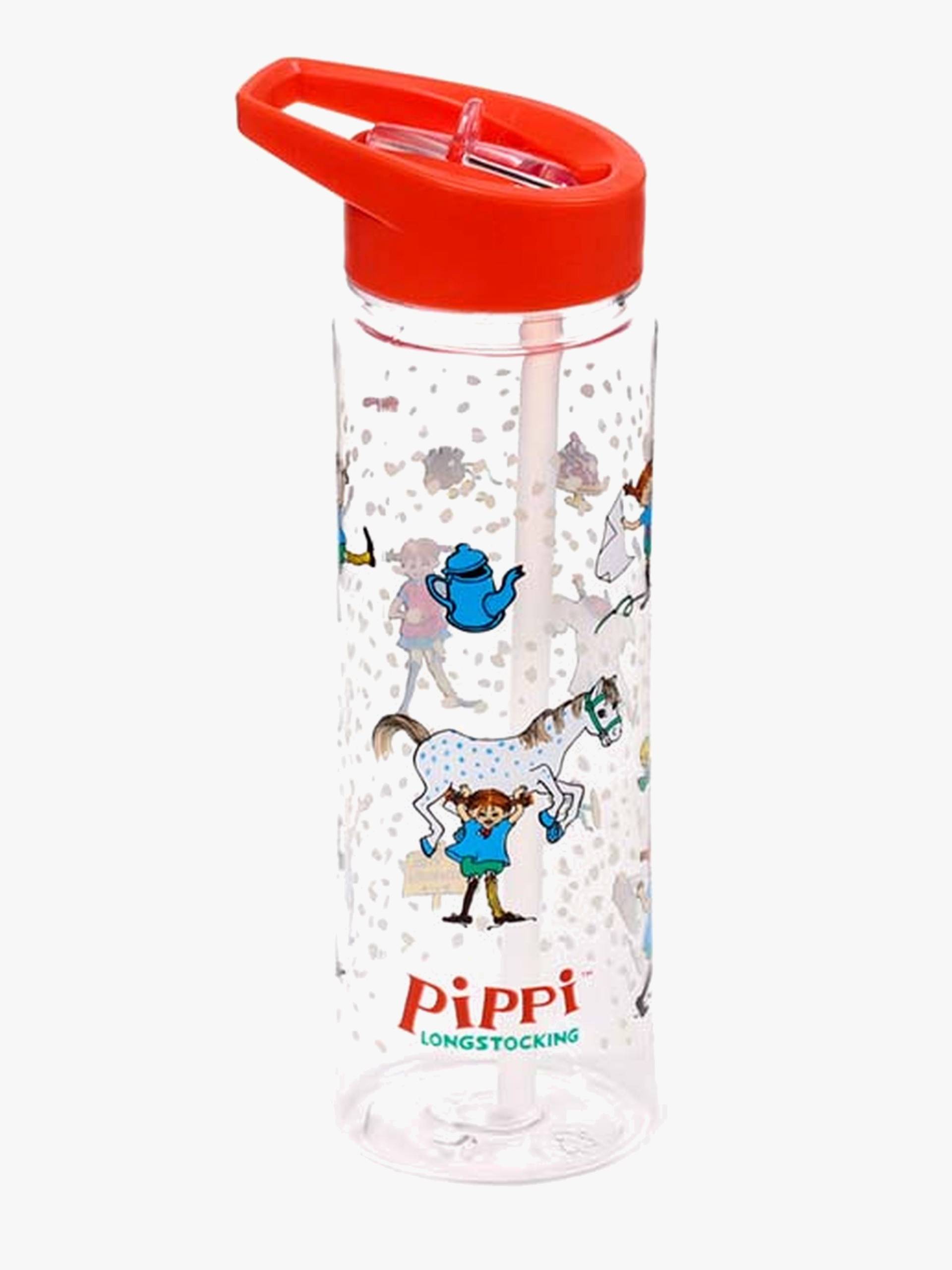 Pippi Langstrumpf Splittersichere Trinkflasche 550 ml, Rot/Transparent Pippi Langstrumpf Splittersichere Trinkflasche 550 ml, Rot/Transparent von Pippi Langstrumpf