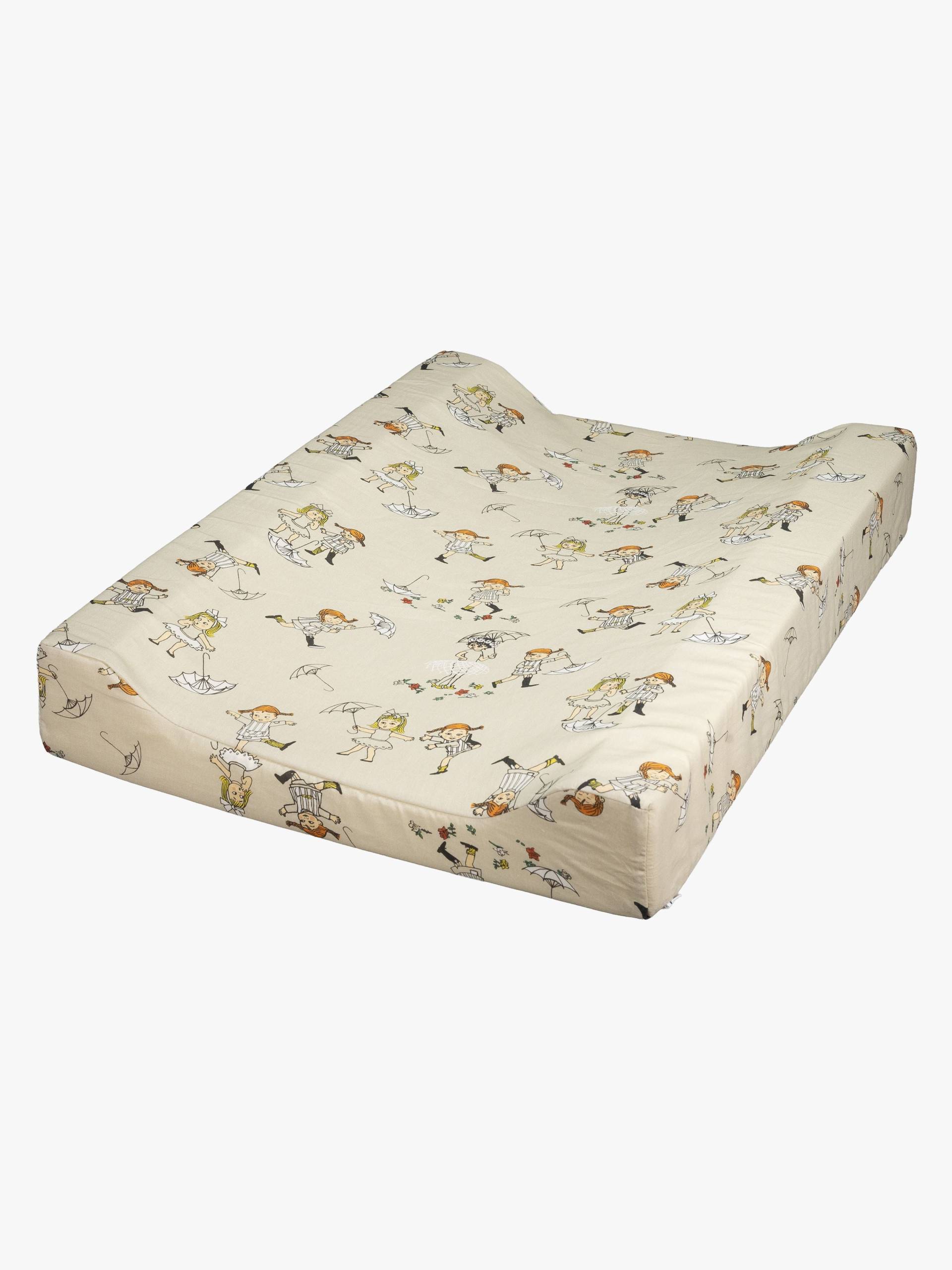 Pippi Langstrumpf Wickelunterlage, Beige von Pippi Langstrumpf
