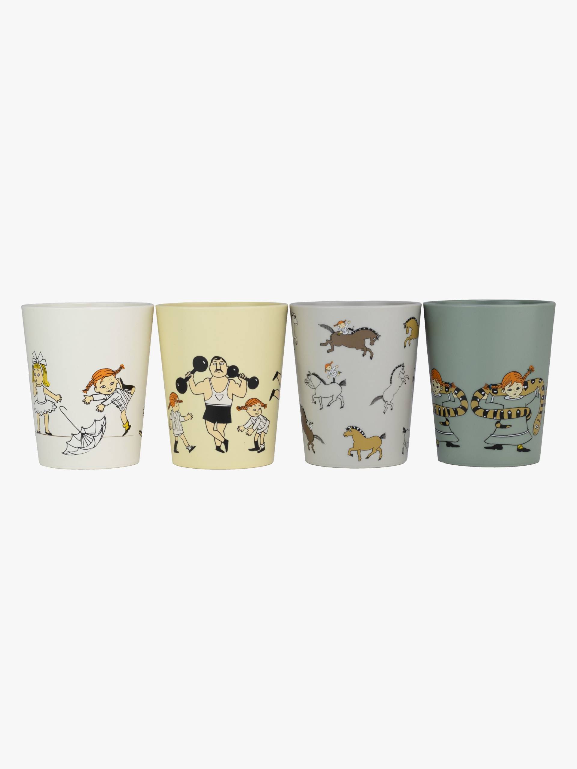 Pippi Langstrumpf Zirkus Sammelbecher 4er-Pack Pippi Langstrumpf Zirkus Sammelbecher 4er-Pack von Pippi Langstrumpf