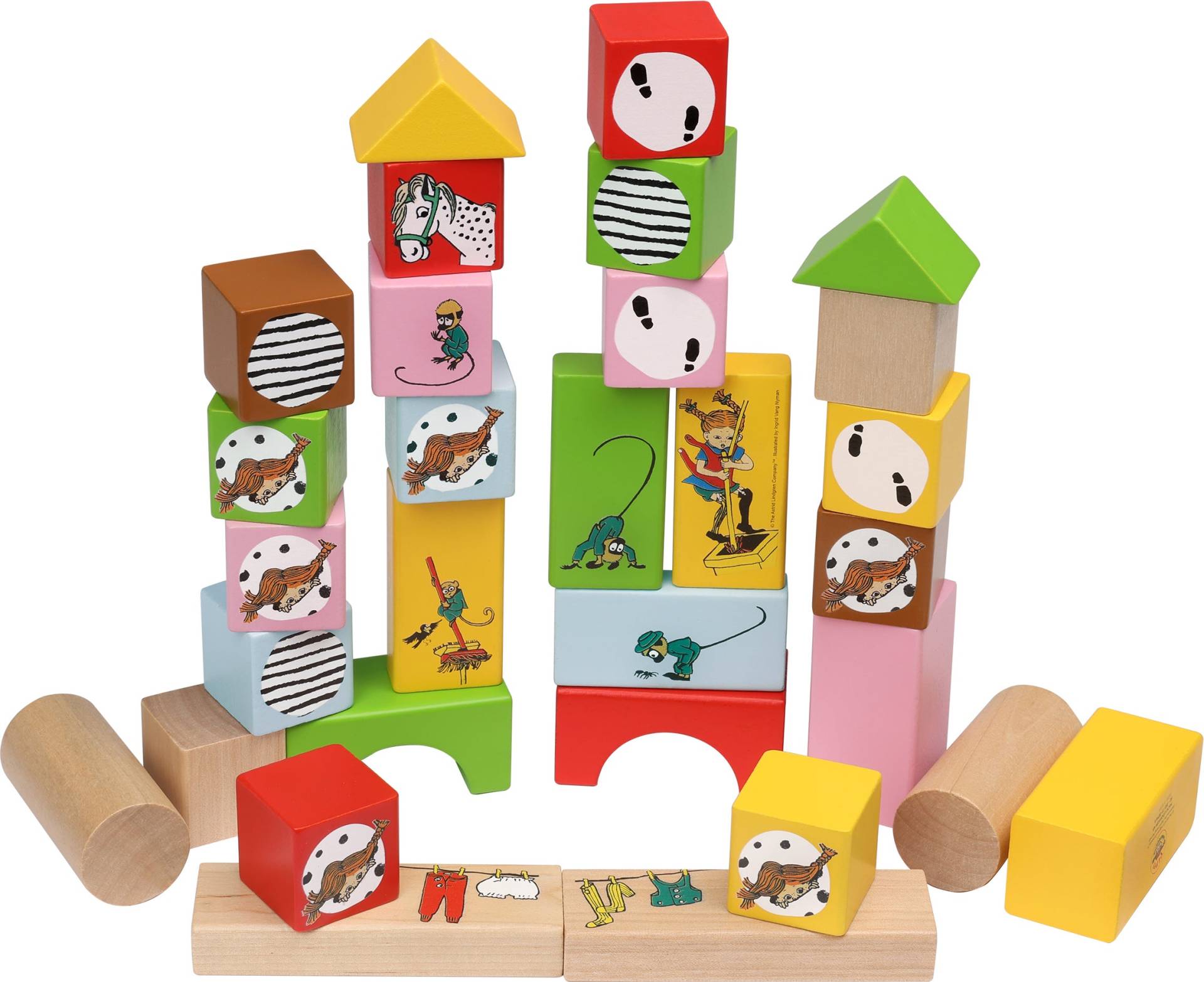 Pippi Bauklötze Holz Pippi Bauklötze Holz von Pippi Langstrumpf
