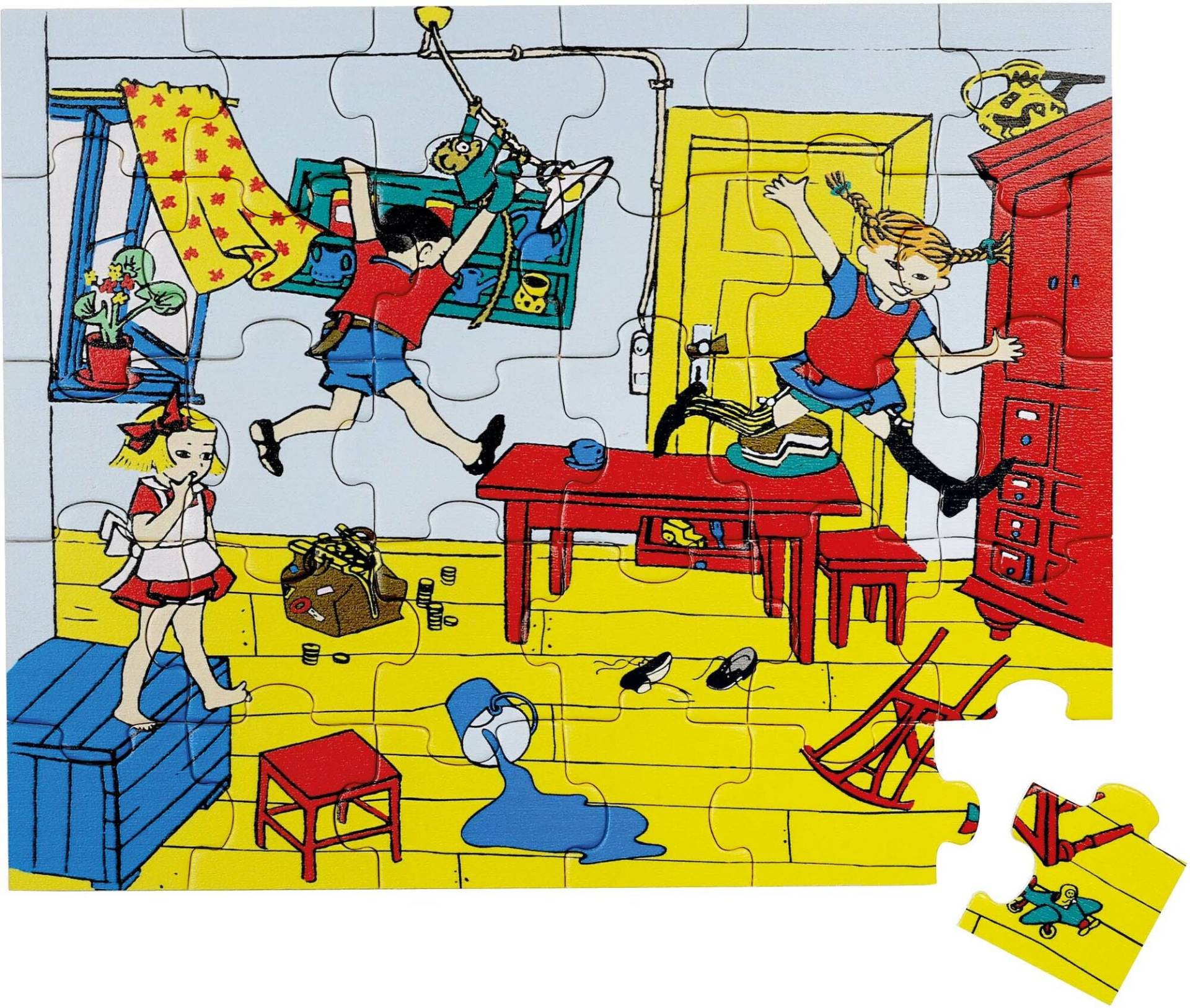 Pippi Holzpuzzle 30 Teile Pippi Holzpuzzle 30 Teile von Pippi Langstrumpf