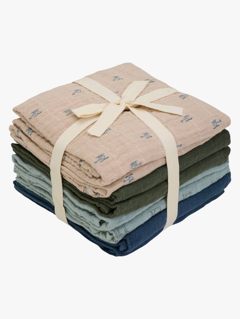 Pippi Musselintuch 8er-Pack, Blue Mirage von Pippi