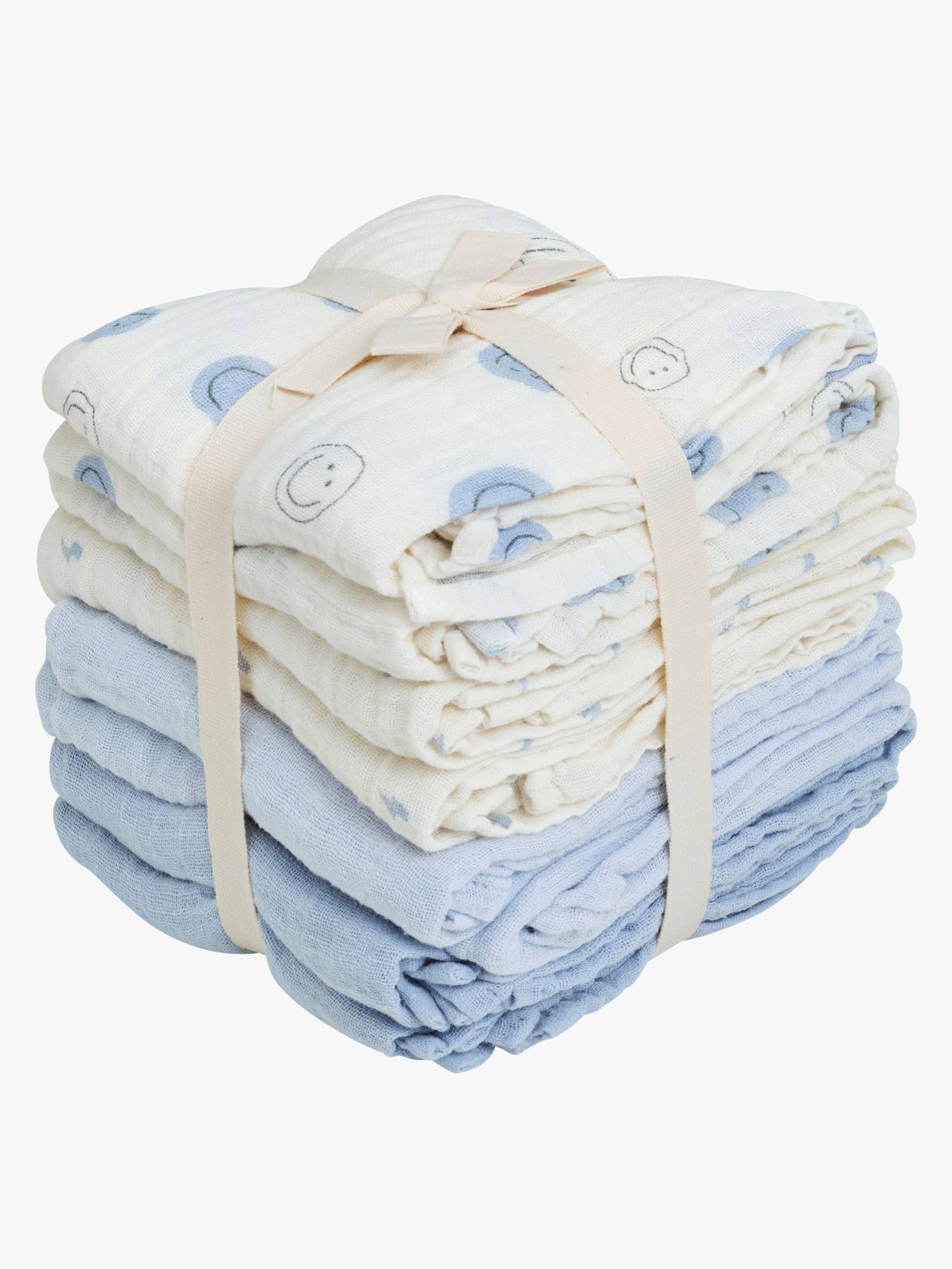 Pippi Musselintuch 8er-Pack, Celestial Blue von Pippi