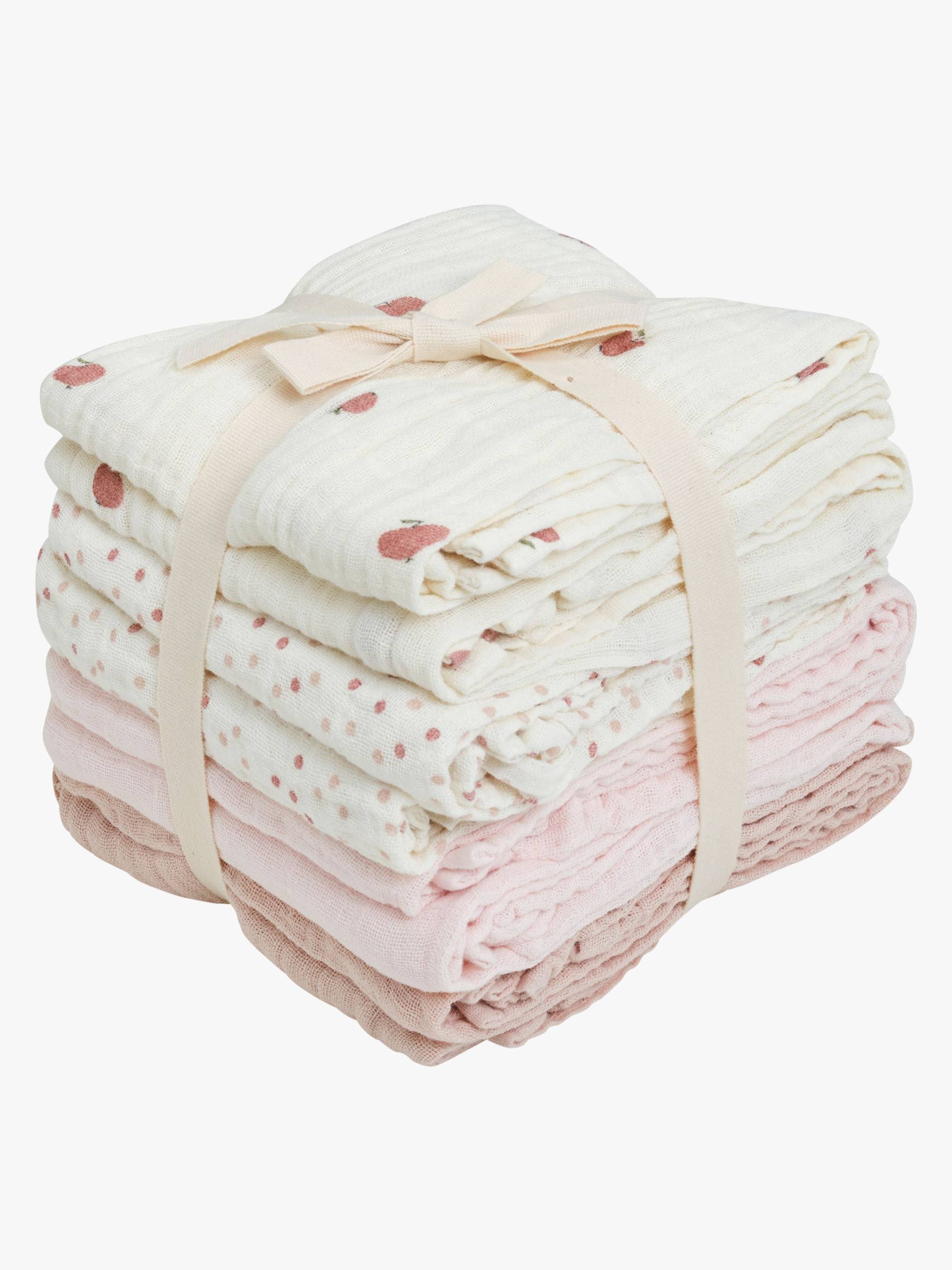 Pippi Musselintuch 8er-Pack, Rose Dust von Pippi