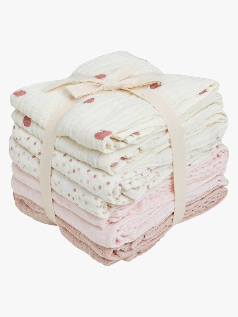 Pippi Musselintuch 8er-Pack, Rose Dust von Pippi