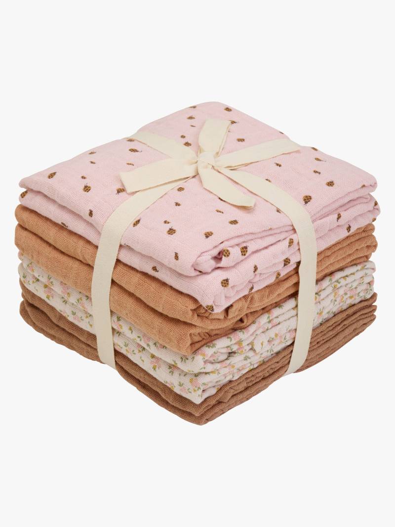 Pippi Musselintuch 8er-Pack, Sepia Rose von Pippi