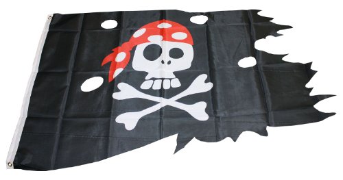 Pirates only 931900 - Fahne, 75 x 130 cm, groß von Pirates only