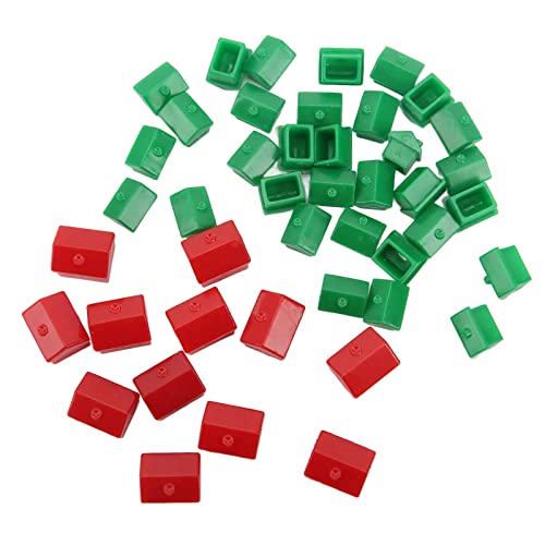 Familienspiel-Ersatzteile, Hotelspiel-Ersatzteile, Spiel, Kunststoff, Hotels, Häuser, Spielteile, Ergänzungszubehör, Kunststoff, Monopoly-Spiel Familienspiel-Ersatzteile, Hotelspiel-Ersatzteile, Spiel, Kunststoff, Hotels, Häuser, Spielteile, Ergänzungszubehör, Kunststoff, Monopoly-Spiel von Pissente