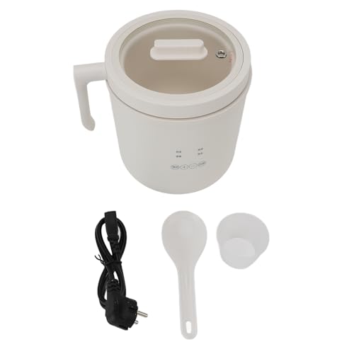 Mini-Reiskocher aus Edelstahl Multifunktion Ale Elektrische Heiße Topf Mini-Suppen Kocher für Wohnheim Büro Reisen (EU -Stecker 220 V) von Pissente