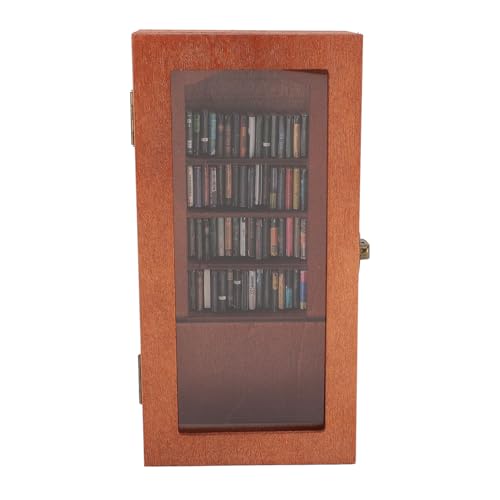 Pissente Anxiety Relief Bookshelf, Massivholz Mini -Bücherregal -Verzierung mit 80 Packbuchfiguren für Wohnzimmerstudienzimmer Café Café Pissente Anxiety Relief Bookshelf, Massivholz Mini -Bücherregal -Verzierung mit 80 Packbuchfiguren für Wohnzimmerstudienzimmer Café Café von Pissente