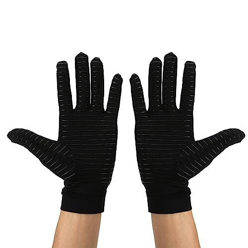 Pissente Kupferkompression Arthritis Fingerloses Design Zur Schmerzlinderung mit Atmungsaktivem Weichem Material, das für Alle Altersgruppen Geeignet Ist (M) von Pissente