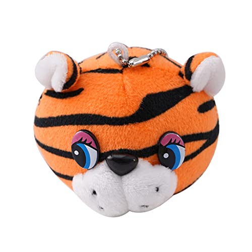 Anhänger für Kopf, Plüsch, hängende Anhänger, Tier, Plüsch, für Rucksack, Zuhause, dekorative Puppenköpfe, Ornamente von Pitadue