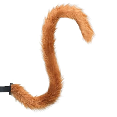 Katzenschwanz-Kostüm, pelziger Katzenschwanz, Katzenohren-Stirnband, Halloween-Cosplay-Zubehör für Damen, Maskerade, Weihnachten, Rollenspiel Katzenschwanz-Kostüm, pelziger Katzenschwanz, Katzenohren-Stirnband, Halloween-Cosplay-Zubehör für Damen, Maskerade, Weihnachten, Rollenspiel von Pitadue