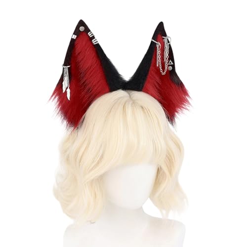 Pitadue Elastisches Kunstpelz, Wolfsohr, Stirnbänder für Kostümpartys, Cosplay, Events und Rollenspiele, Versammlungen, Verkleidungen, Kopfbedeckung Pitadue Elastisches Kunstpelz, Wolfsohr, Stirnbänder für Kostümpartys, Cosplay, Events und Rollenspiele, Versammlungen, Verkleidungen, Kopfbedeckung von Pitadue
