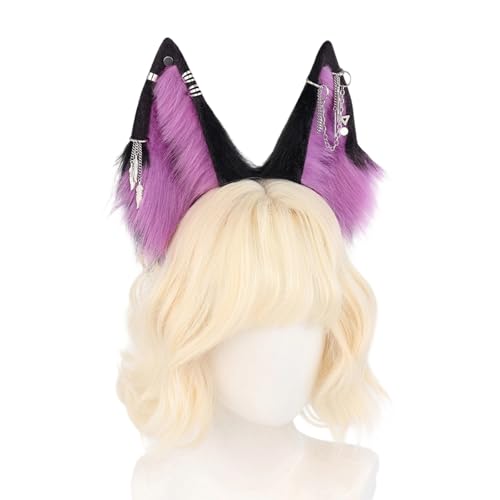 Pitadue Elastisches Kunstpelz, Wolfsohr, Stirnbänder für Kostümpartys, Cosplay, Events und Rollenspiele, Versammlungen, Verkleidungen, Kopfbedeckung Pitadue Elastisches Kunstpelz, Wolfsohr, Stirnbänder für Kostümpartys, Cosplay, Events und Rollenspiele, Versammlungen, Verkleidungen, Kopfbedeckung von Pitadue