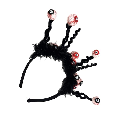 Pitadue Explodierender Augapfel Haarband für Erwachsene Tag des Todes Dark Series Hairhoop Halloween Stirnband Cosplay Party Zubehör von Pitadue
