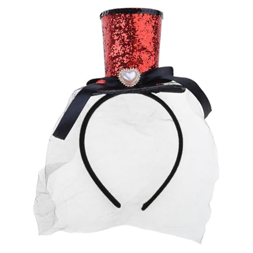 Pitadue Festliches Halloween-Totenkopf-Stirnband mit eleganten, durchsichtigen Details, bequem zu tragen, verstellbarer Skelett-Kopfschmuck von Pitadue