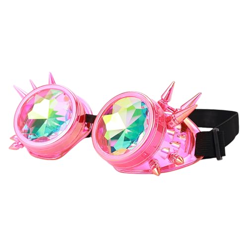Pitadue Kaleidoskope Brille Mode Prismen Brille Neuheiten Kaleidoskope Gear Sterevunk Brille Halloween Raves Kostüme Pitadue Kaleidoskope Brille Mode Prismen Brille Neuheiten Kaleidoskope Gear Sterevunk Brille Halloween Raves Kostüme von Pitadue