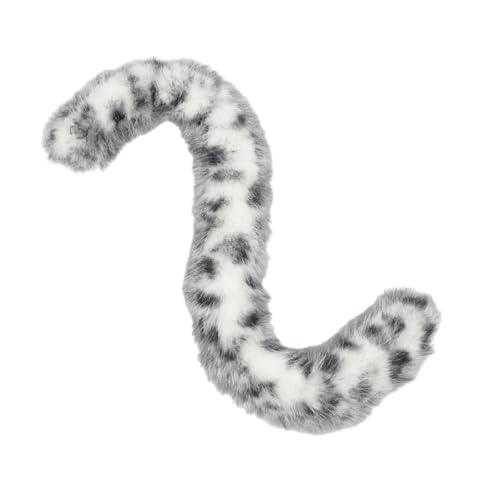 Pitadue Katzenschwanz, niedlicher Plüschschwanz, weiche Fernbedienung, Tier-Wackeln, Halloween-Kostüm, Zubehör für weiche Plüschkatzen, Fernbedienung, für Damen und Herren von Pitadue