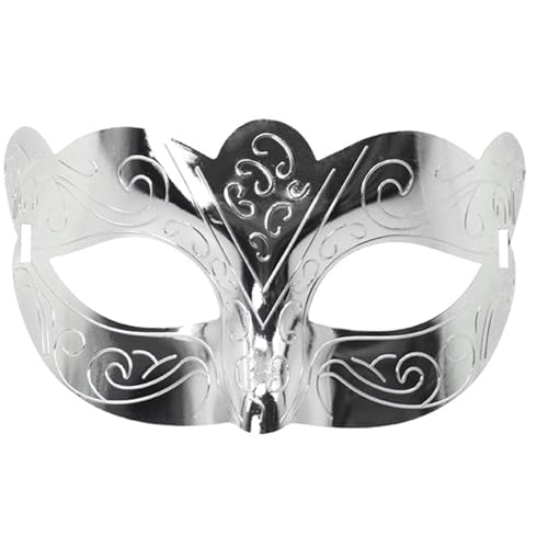 Pitadue Metallische Maskerade halbes Gesicht Halloween Auge für Männer Frauen Halloween Hochzeit Maskerade Kostüm Zubehör Pitadue Metallische Maskerade halbes Gesicht Halloween Auge für Männer Frauen Halloween Hochzeit Maskerade Kostüm Zubehör von Pitadue
