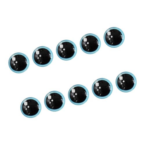 Pitadue Set Von 10 Farbenfrohen Plastikharzpuppen Augen Perfekt Für Kunstprojekte Und Kinderspielzeugzubehör Basteln Augen Set. von Pitadue