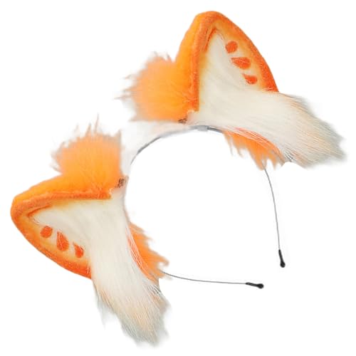 Pitadue Tierohren Stirnbänder Tierschwanz Hasen Kostüme Hasen Ohren Stirnband Kunstpelze Schwanz Halloween Cosplay Party Kostüm Halloween Cosplay Kostüm von Pitadue