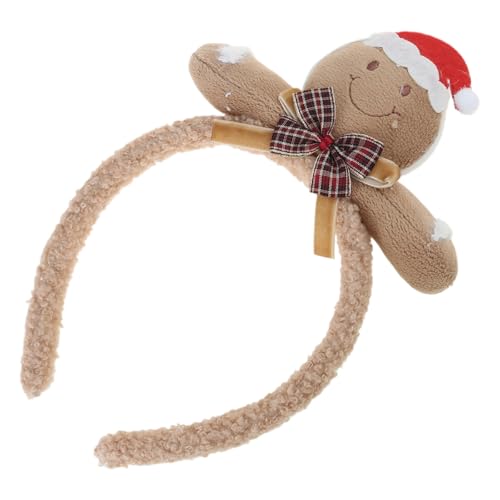 Pitadue Uni Weihnachts-Stirnbänder, Firmenfeier, Haarreif, Plüsch, schöne Kopfbedeckung für Feiertags-Events von Pitadue