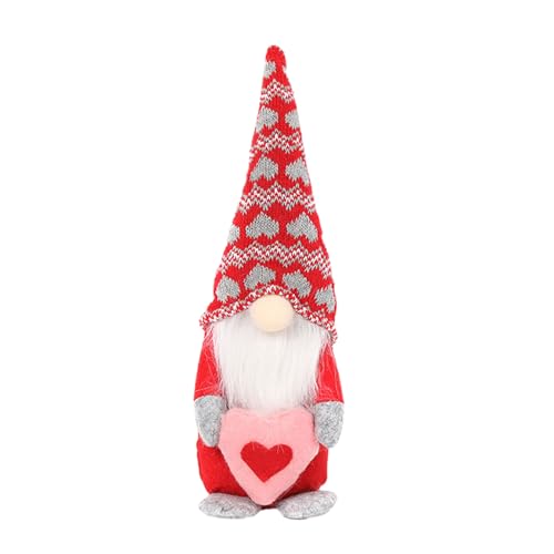 Pitadue Valentinstag-Zwerge, Plüsch, gesichtslos, Schreibtisch-Ornamente, die Herz halten, schwedische Zwerge, Hochzeitsdekoration Pitadue Valentinstag-Zwerge, Plüsch, gesichtslos, Schreibtisch-Ornamente, die Herz halten, schwedische Zwerge, Hochzeitsdekoration von Pitadue