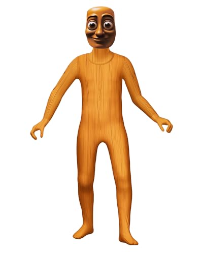 Pitevotur Tung Tung Tung Sahur Kostüm für Kinder Brainrot Cosplay Overall mit Maske Halloween Party Outfit für 3-12 Jahre von Pitevotur