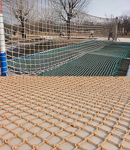 Fallschutznetz Decor Net, Kletternetz Aus Hanfseil for Kinder Retro-Gartenschutznetz for Den Außenbereich Natürliche Jute Mehrere Größen Sicherheitsnetz Kinder Balkontreppenschutzzaunnetz(1Mx1M(3.3FTx Fallschutznetz Decor Net, Kletternetz Aus Hanfseil for Kinder Retro-Gartenschutznetz for Den Außenbereich Natürliche Jute Mehrere Größen Sicherheitsnetz Kinder Balkontreppenschutzzaunnetz(1Mx1M(3.3FTx von Pithsdp
