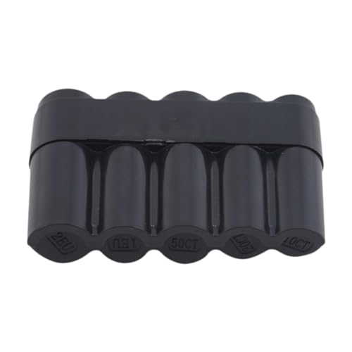Pitycbo Aufbewahrungsbox S Halter Tube Sortiermechanismus 10ct, 20ct, 50ct, 1Euro, 2Euro Kapseln S Sammelbox, Schwarz Pitycbo Aufbewahrungsbox S Halter Tube Sortiermechanismus 10ct, 20ct, 50ct, 1Euro, 2Euro Kapseln S Sammelbox, Schwarz von Pitycbo