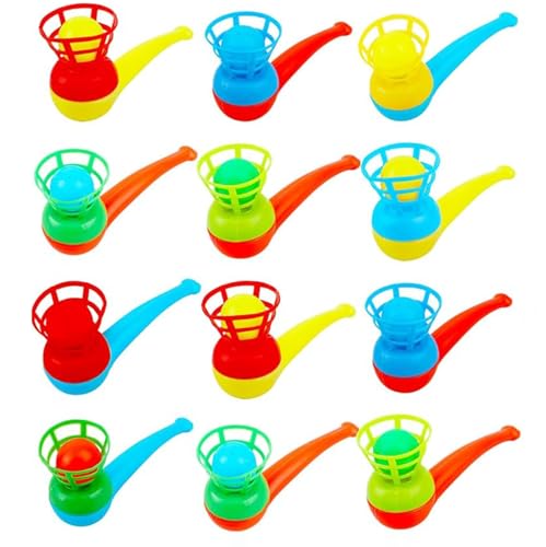 Piucrty Mitgebsel Kindergeburtstag Spiele Schweben Balle 12Pcs Give Aways Tombola Preise Kinder Gastgeschenke Party Beschäftigung Mitbringsel Kleine Spielzeug Geschenke Goodie Bag Partygeschenke von Piucrty