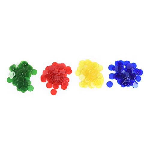 PiurUf Jetons 50 stücke 1,5 cm 4 Farben zufällige Farbe Kunststoff Jetons Chips von PiurUf