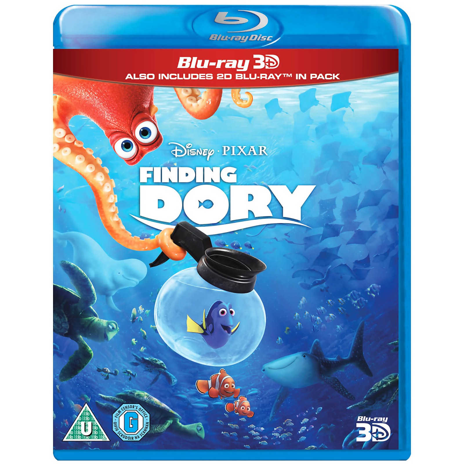 Findet Dorie 3D (enthält die 2D-Version) von Pixar